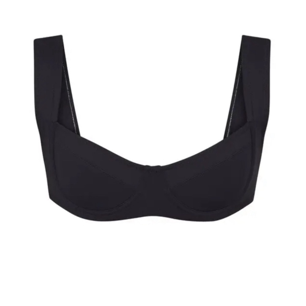 Skims SHAPING SWIM UNLINED UNDERWIRE BIKINI TOP EUC - Picture 3 of 9